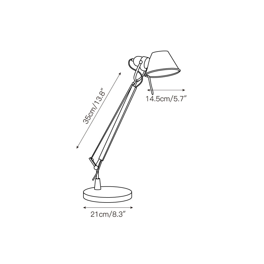 Articulated Aluminum Desk Lamp