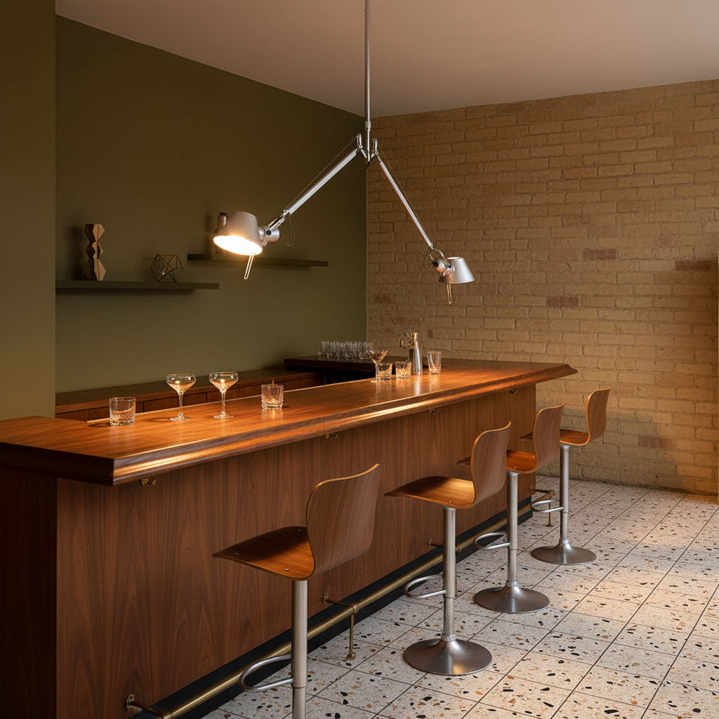 Brady Rocker Arm Pendant Lamp
