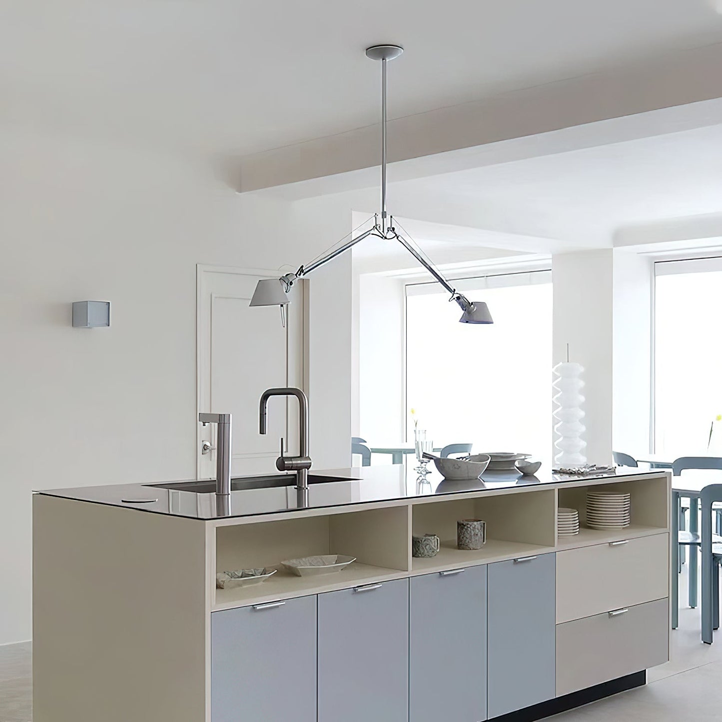 Brady Rocker Arm Pendant Lamp
