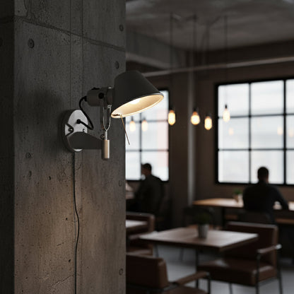 Brady Rocker Arm Plug-in Sconce