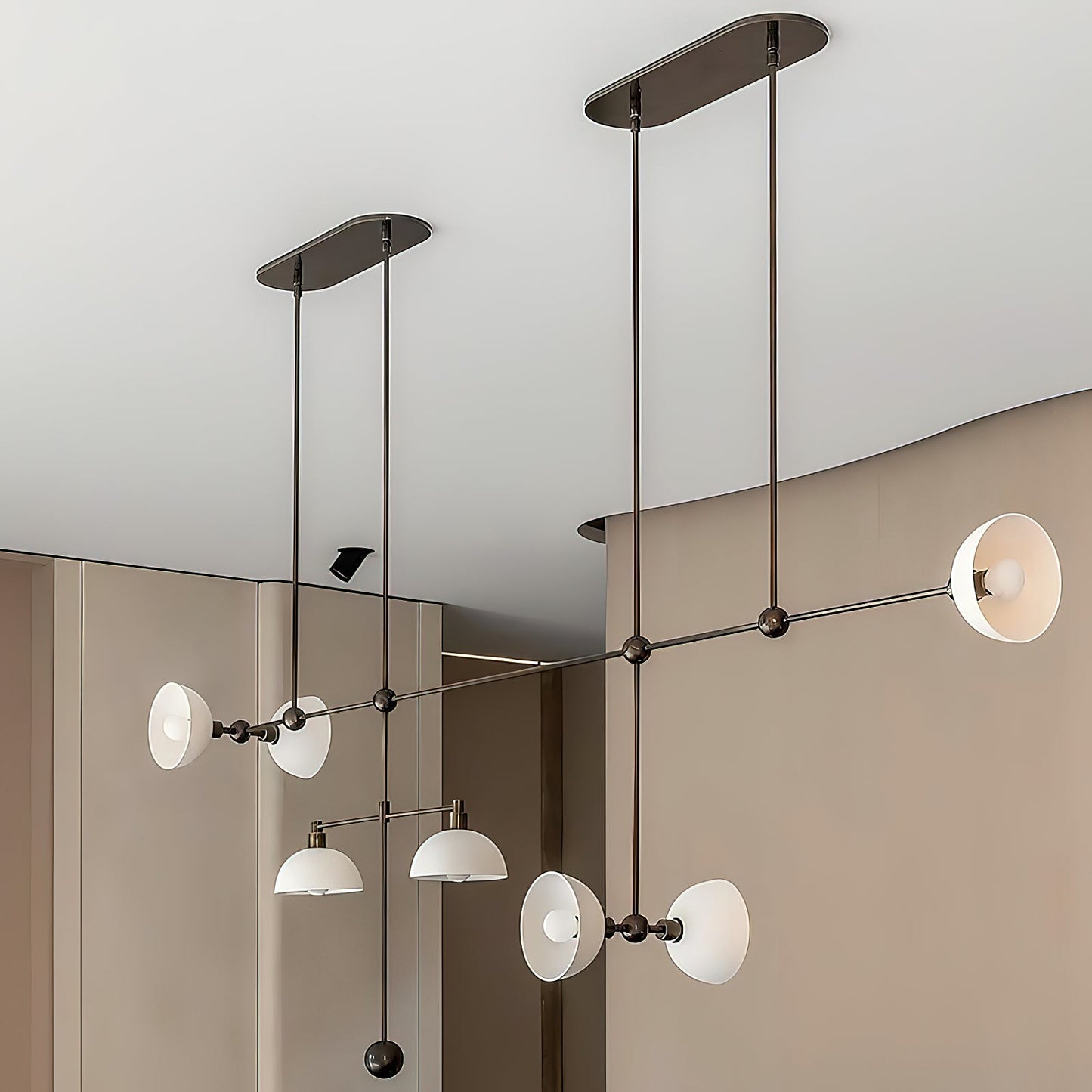 Counterbalance Linear Chandelier