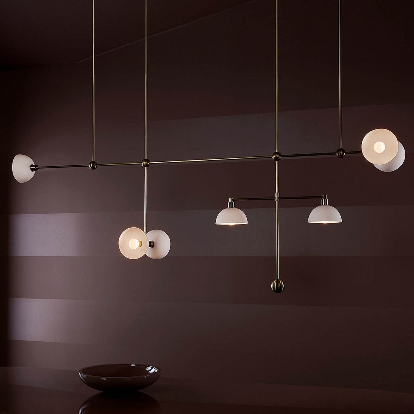 Counterbalance Linear Chandelier