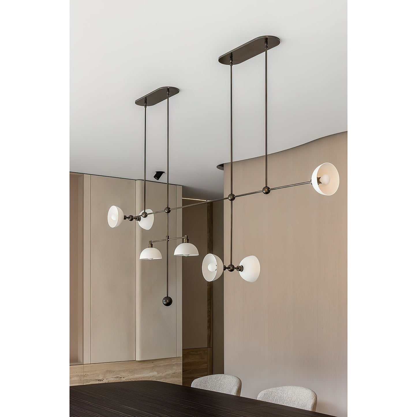 Counterbalance Linear Chandelier