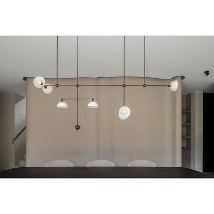 Counterbalance Linear Chandelier