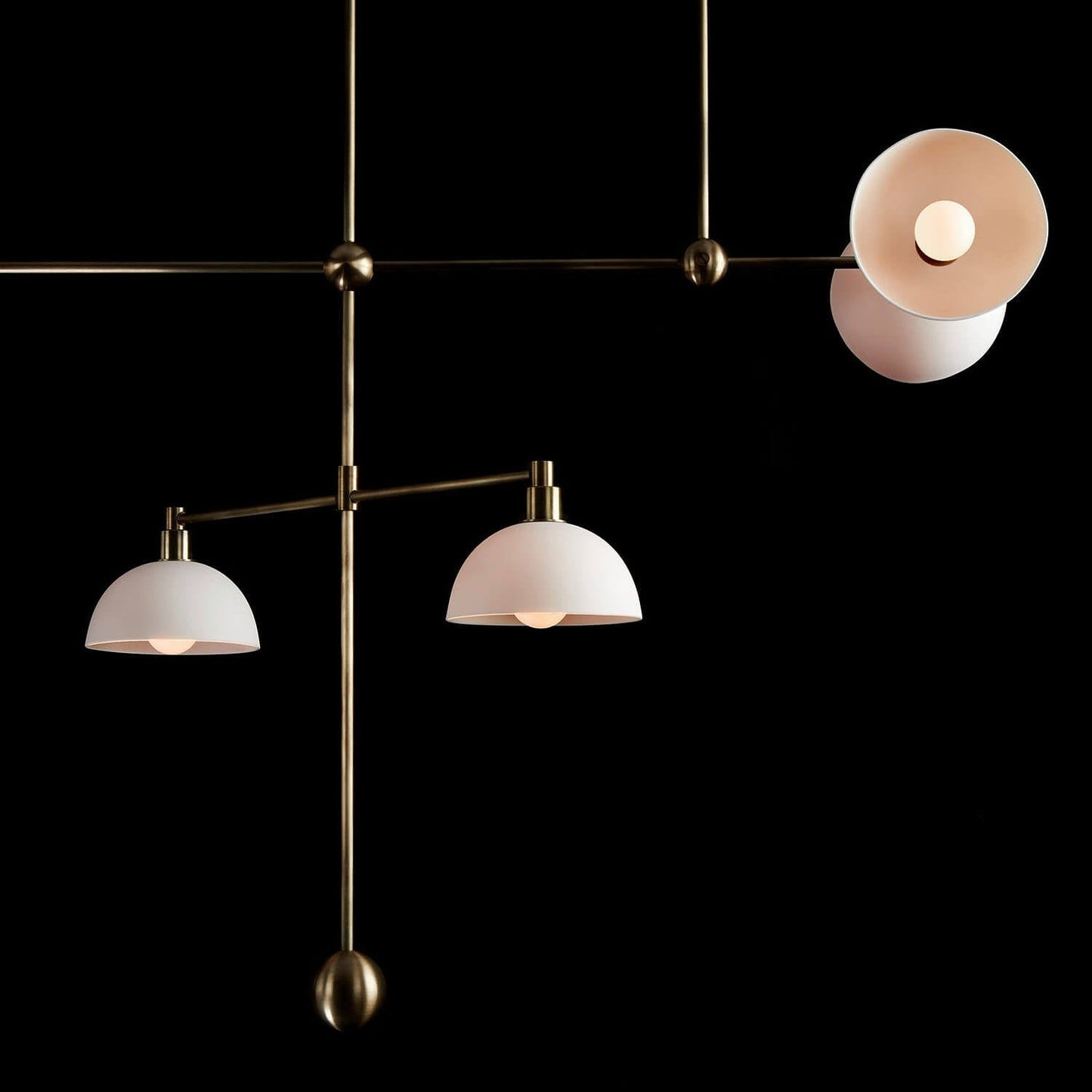 Counterbalance Linear Chandelier