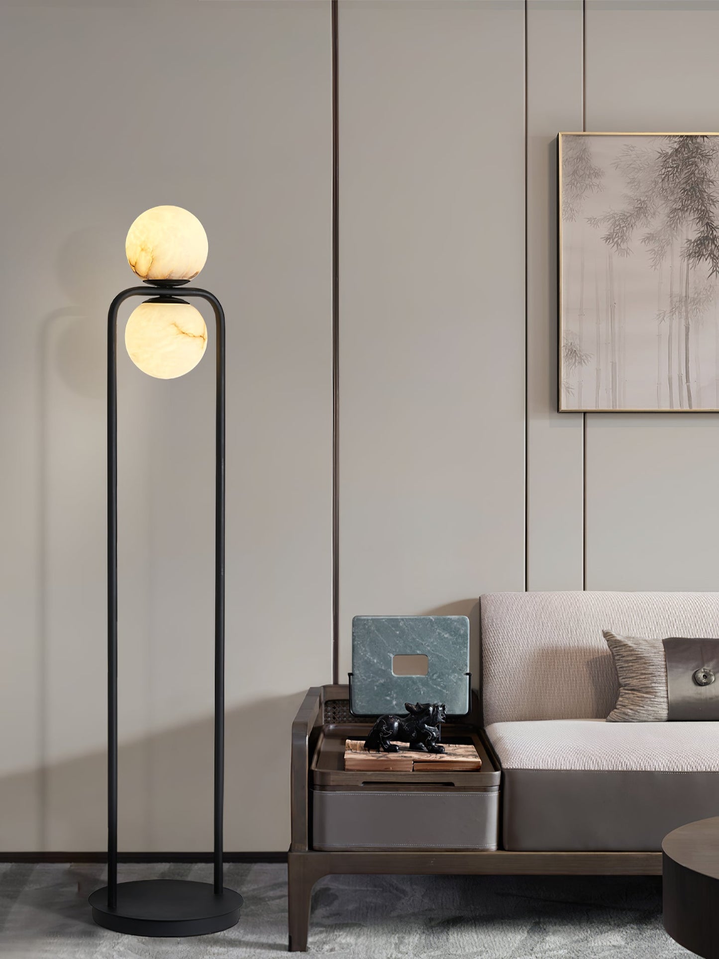 Tribeca Alabaster Floor Lamp