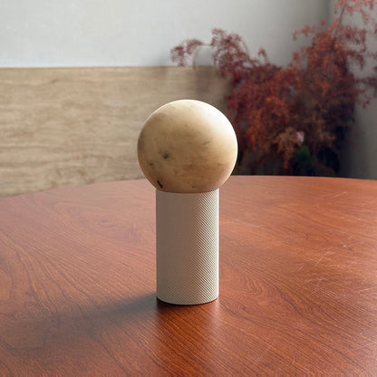 Cordless Alabaster Table Lamp (Built-in Battery)