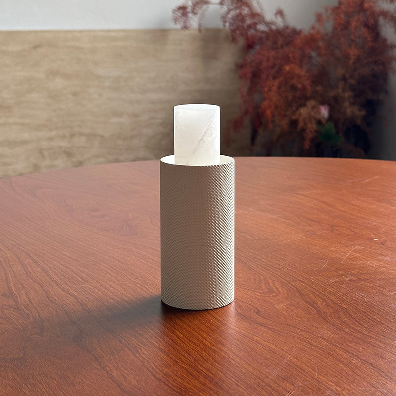 Cordless Alabaster Table Lamp (Built-in Battery)