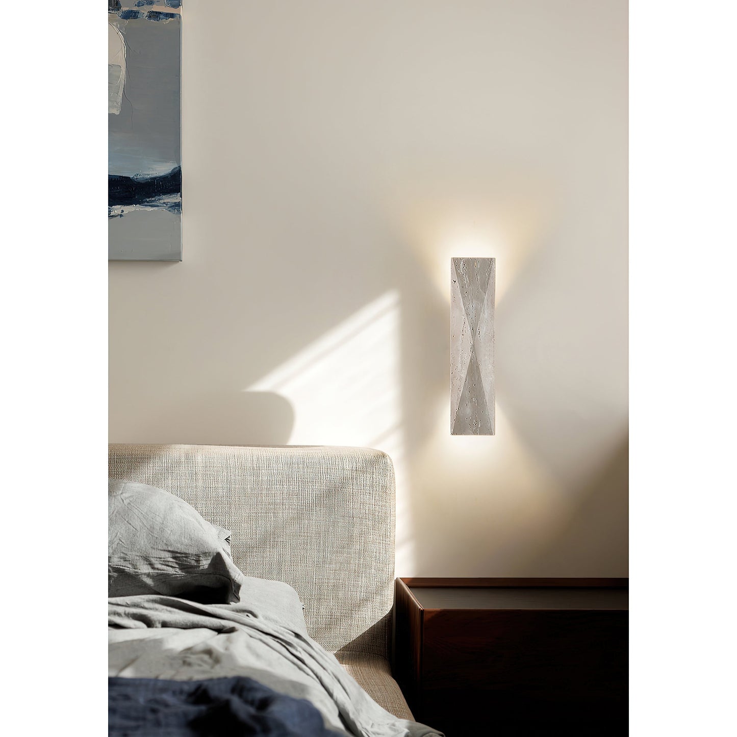 Tropez Travertine Wall Lamp