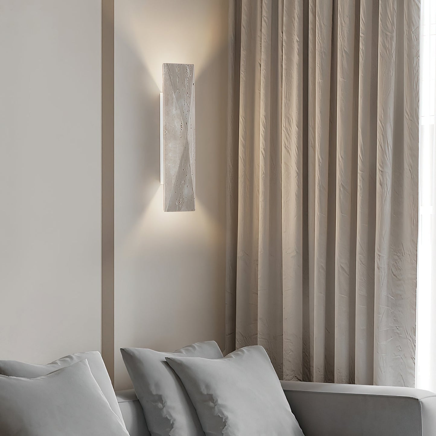 Tropez Travertine Wall Lamp