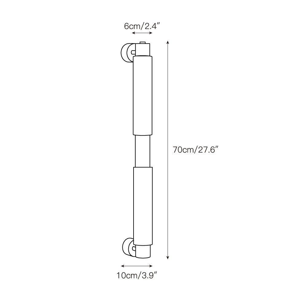 Tubular Alabaster Wall Sconce