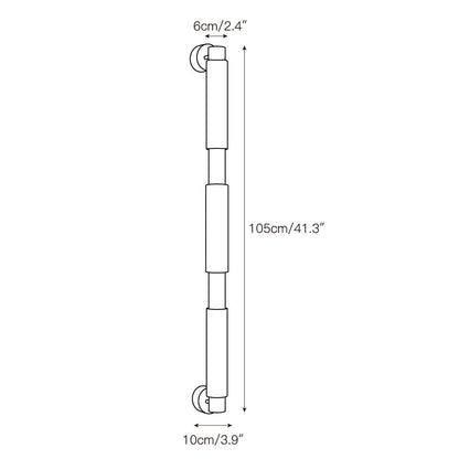 Tubular Alabaster Wall Sconce