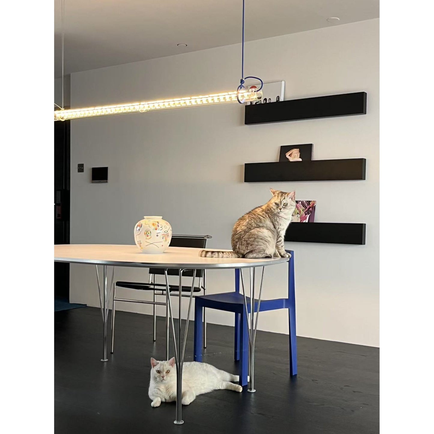 Tubular Linear LED Pendant Lamp