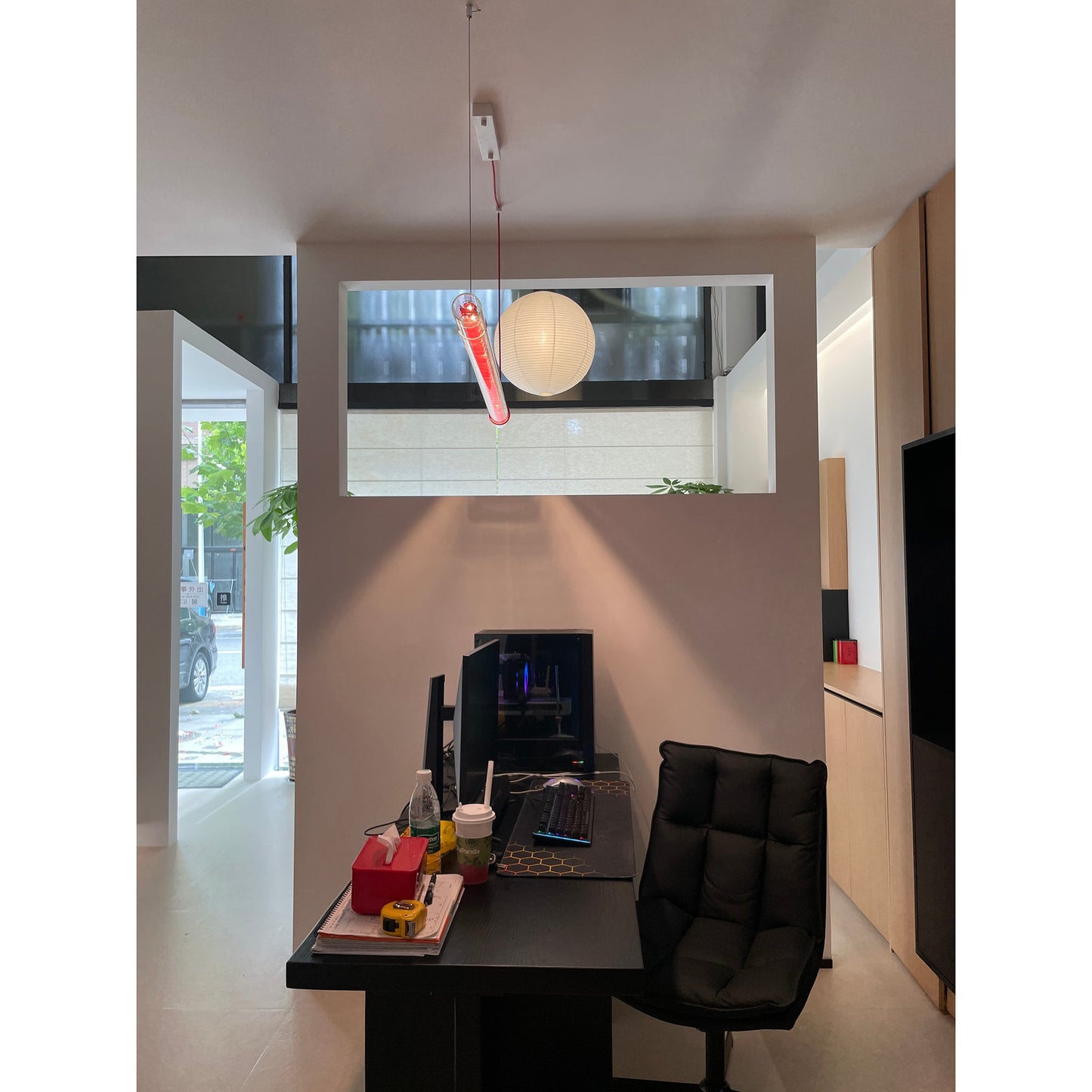 Tubular Linear LED Pendant Lamp