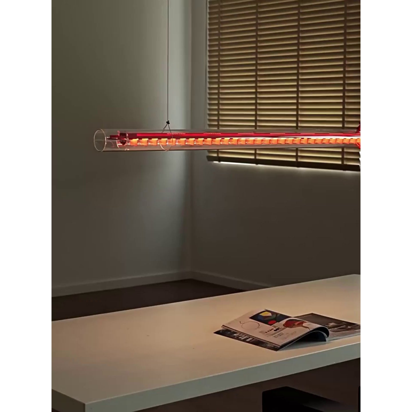 Tubular Linear LED Pendant Lamp