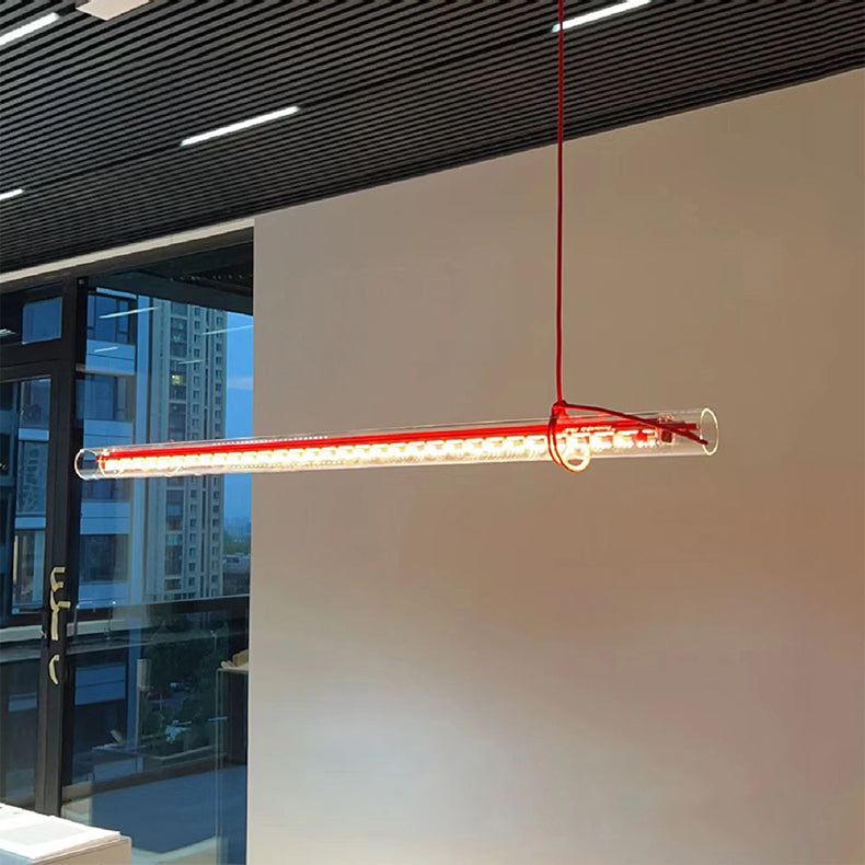 Tubular Linear LED Pendant Lamp