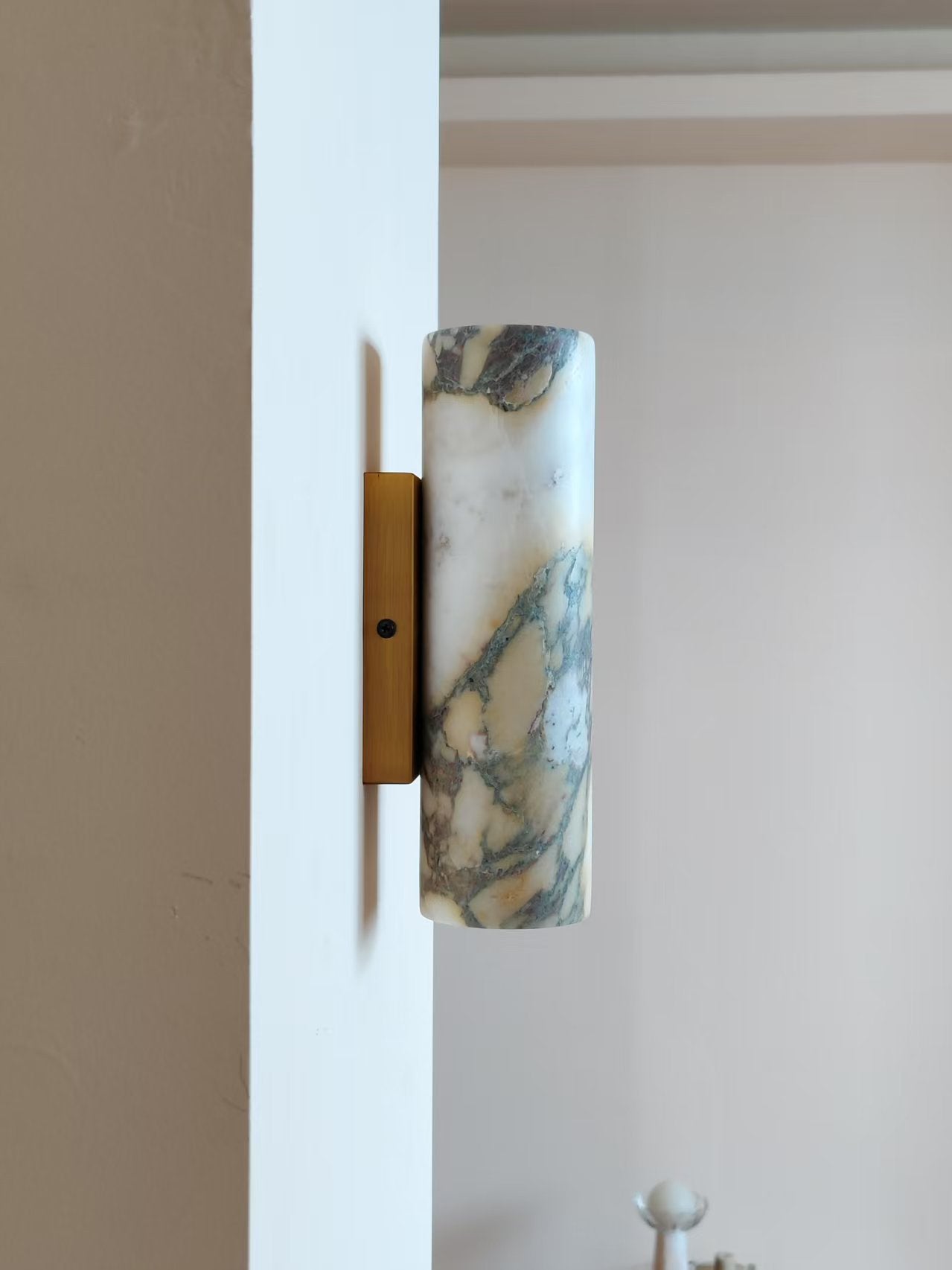 Tubular Marble Wall Lamp