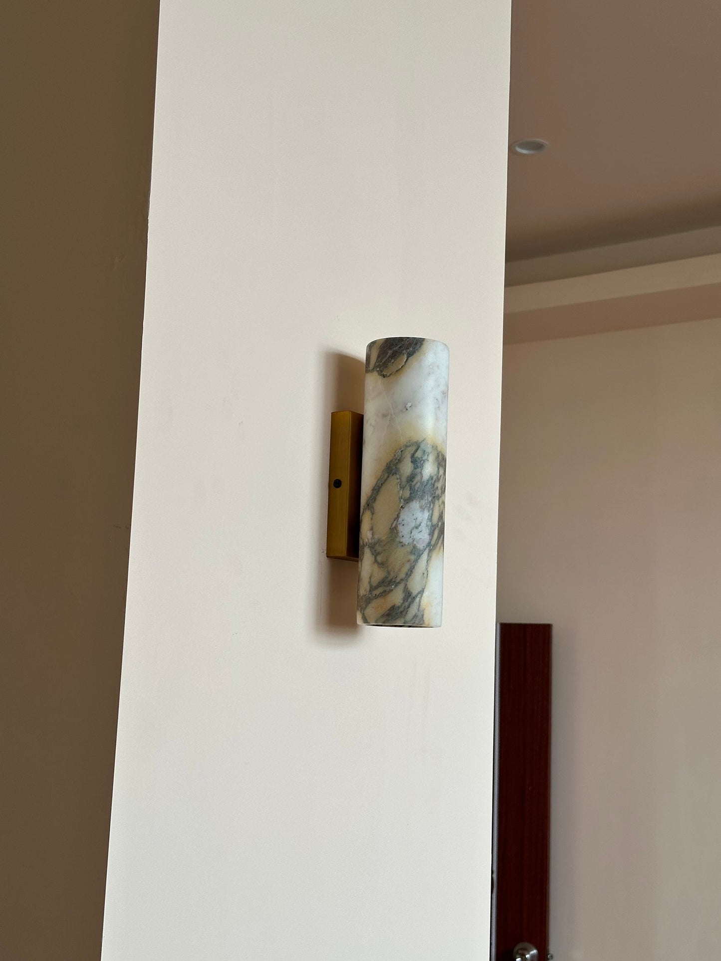 Tubular Marble Wall Lamp