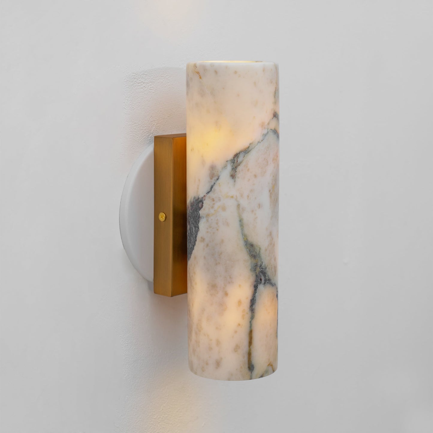 Tubular Marble Wall Lamp