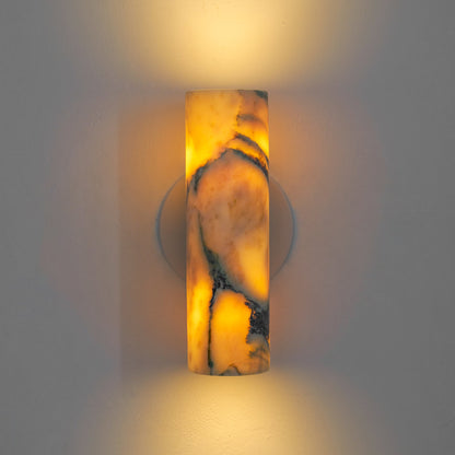 Tubular Marble Wall Lamp