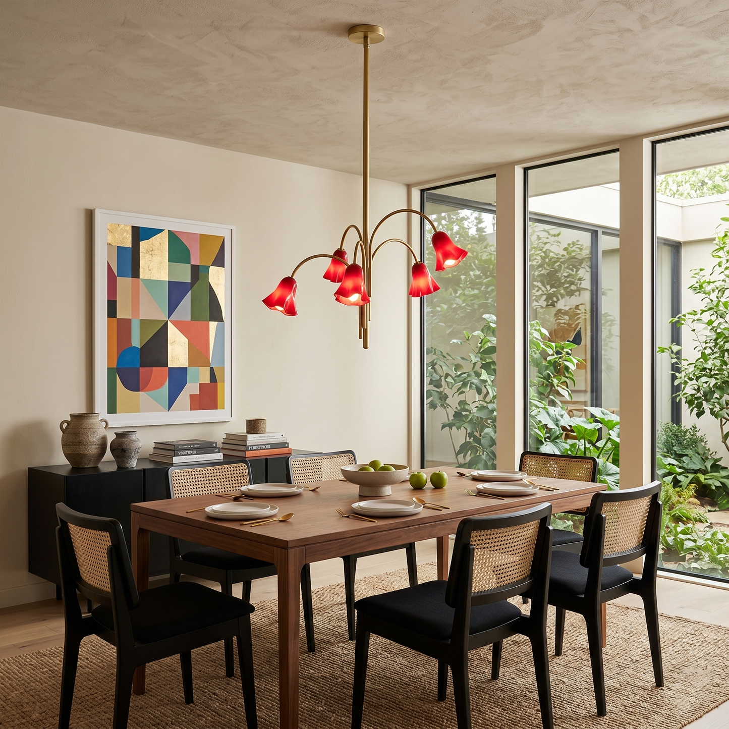 Flora Glass Chandelier