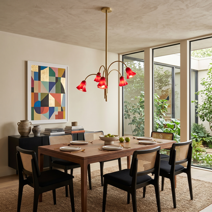 Flora Glass Chandelier