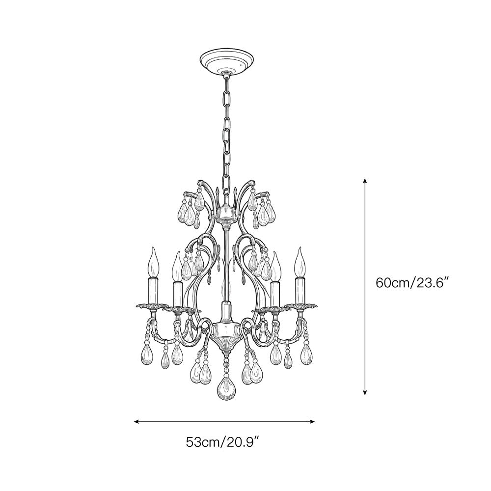 Vesper Crystal Chandelier