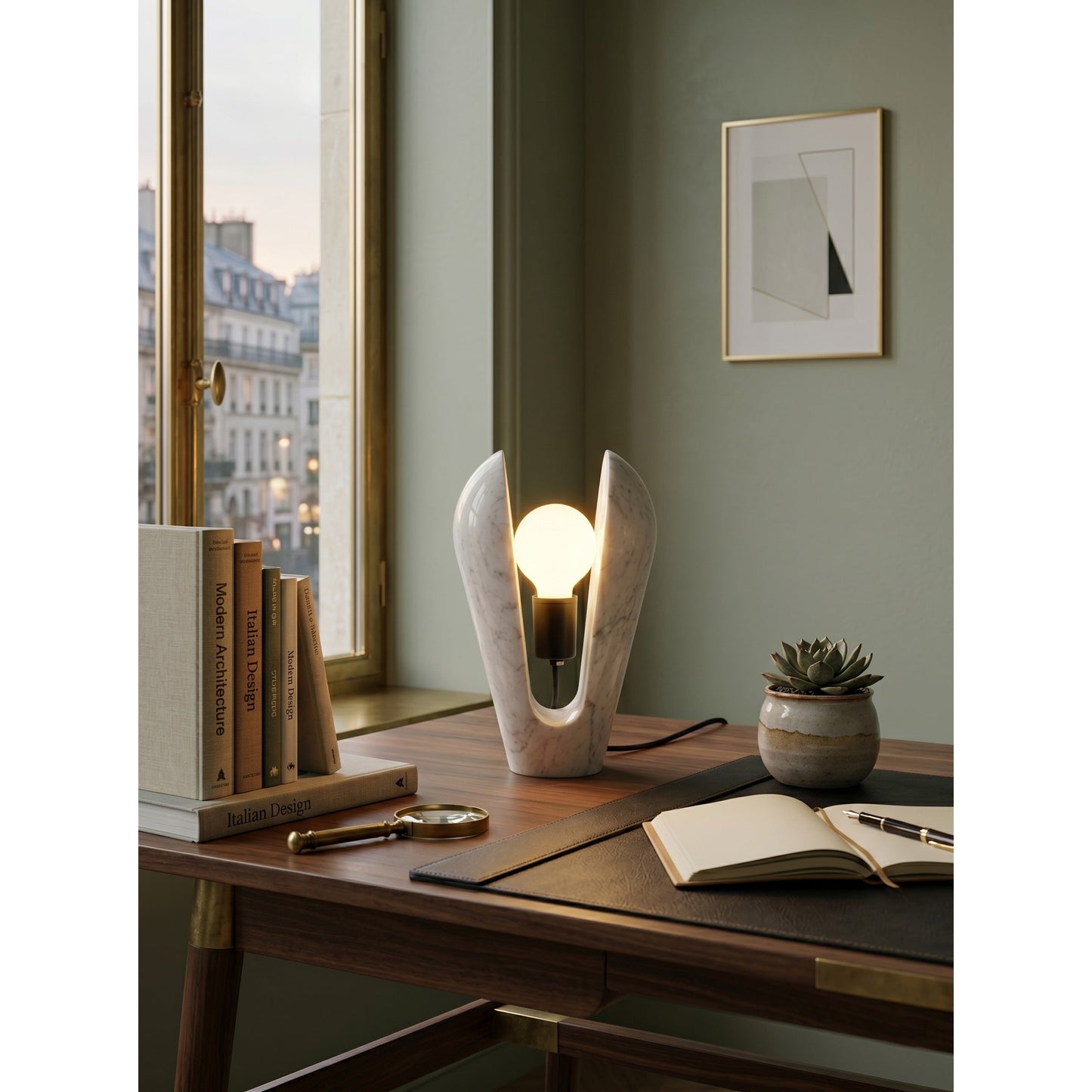 Victoire Marble Table Lamp
