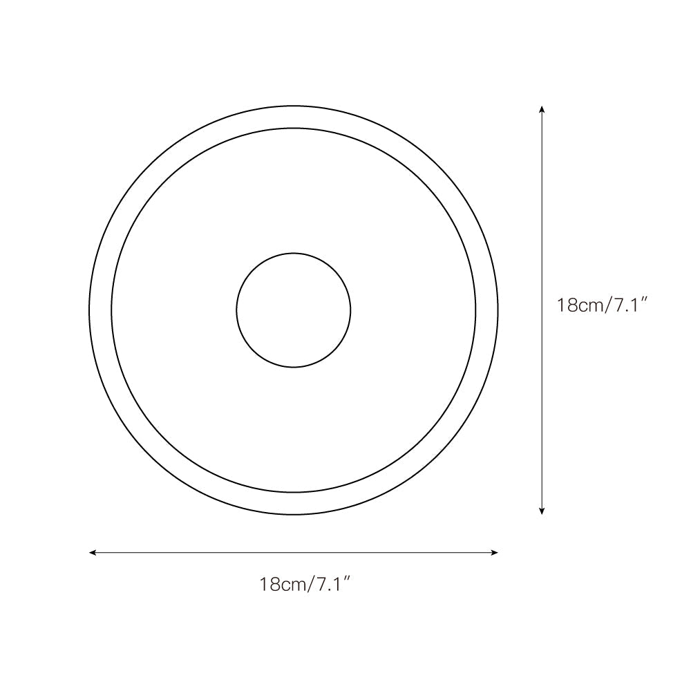 Viola Disc Wall Lamp