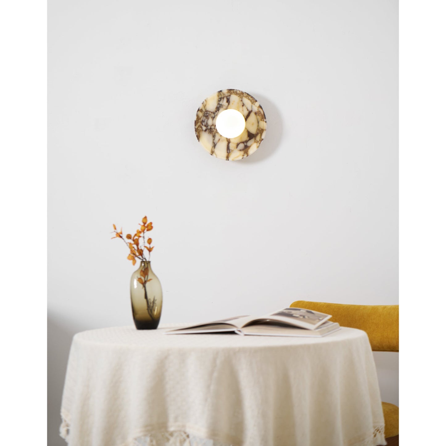 Viola Marble Wall Lamp