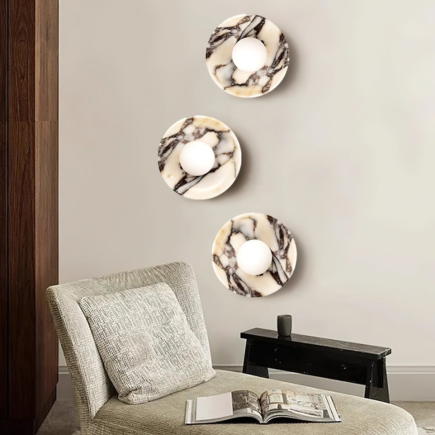 Viola Marble Wall Lamp