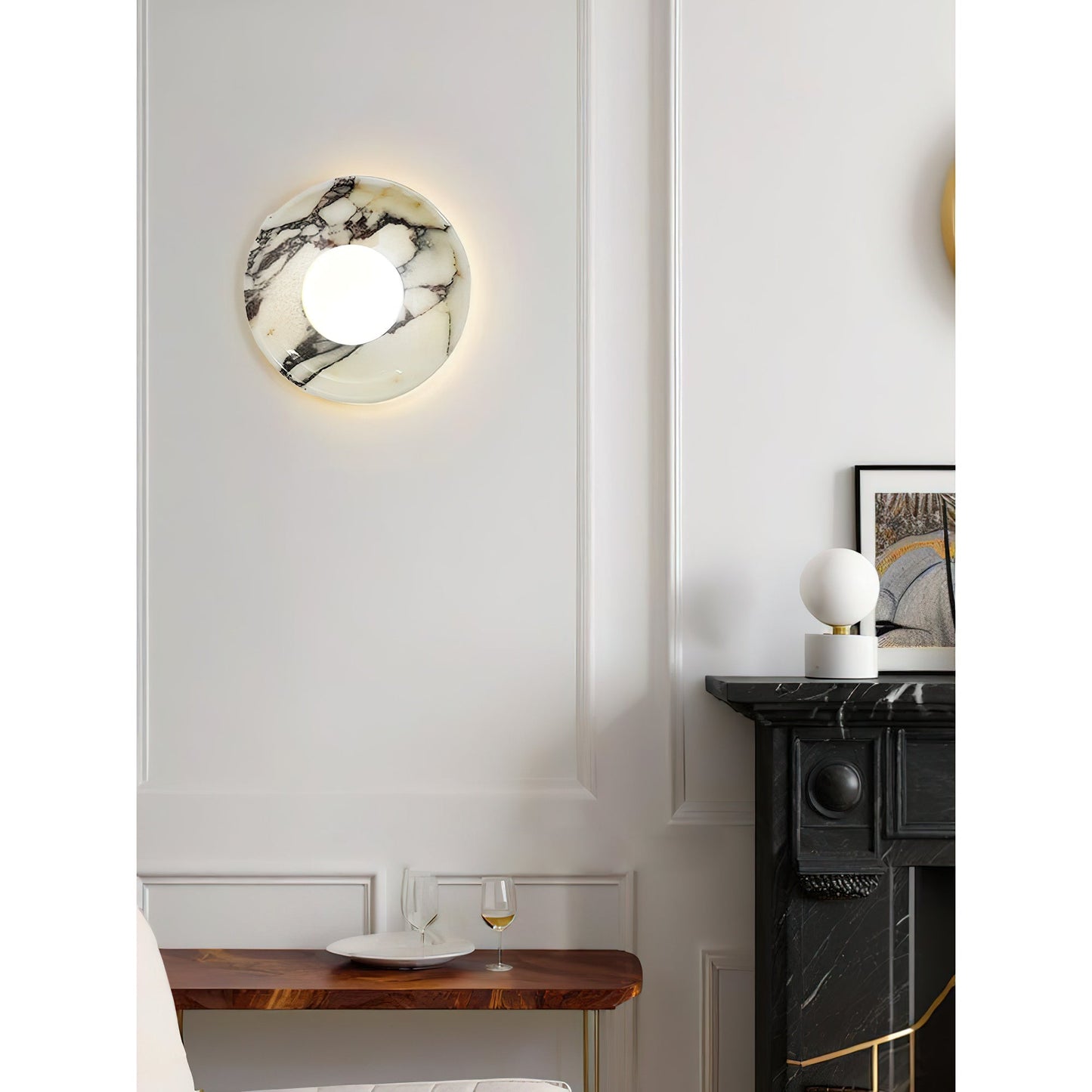 Viola Marble Wall Lamp