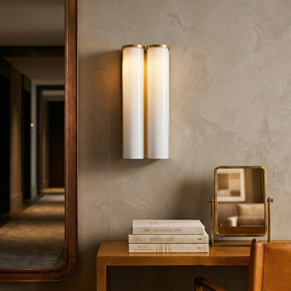 Arched Glass Tube Wall Sconce