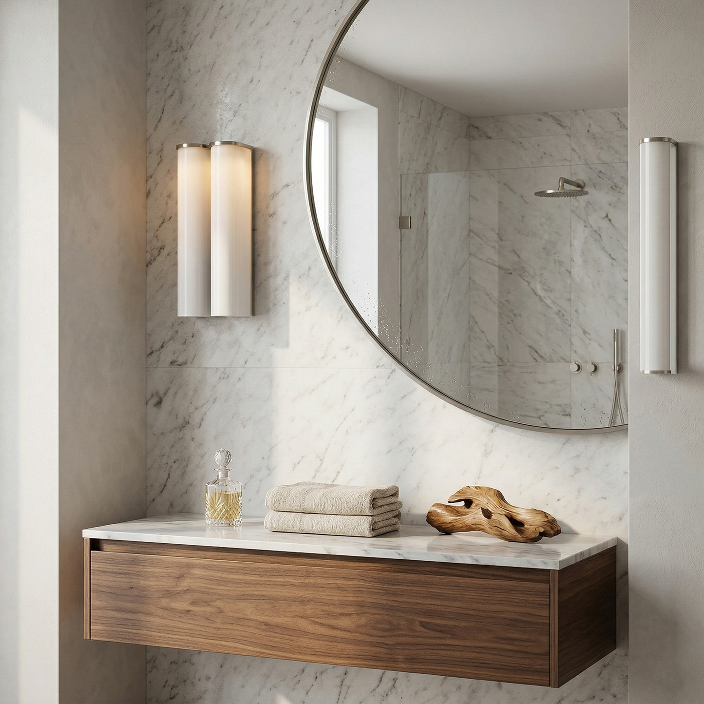 Arched Glass Tube Wall Sconce