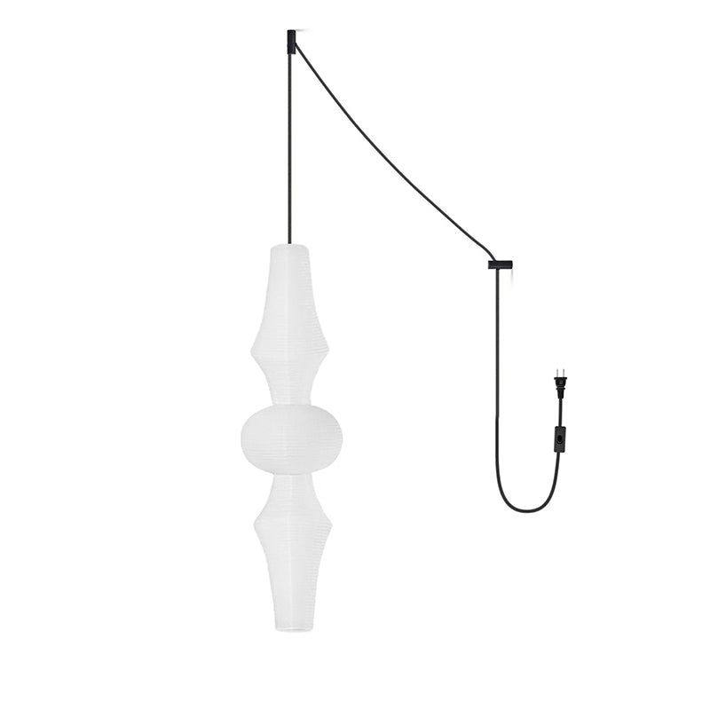 Washi Paper E Pendant Swag Lights