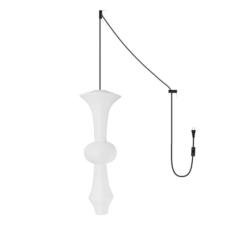 Washi Paper E Pendant Swag Lights