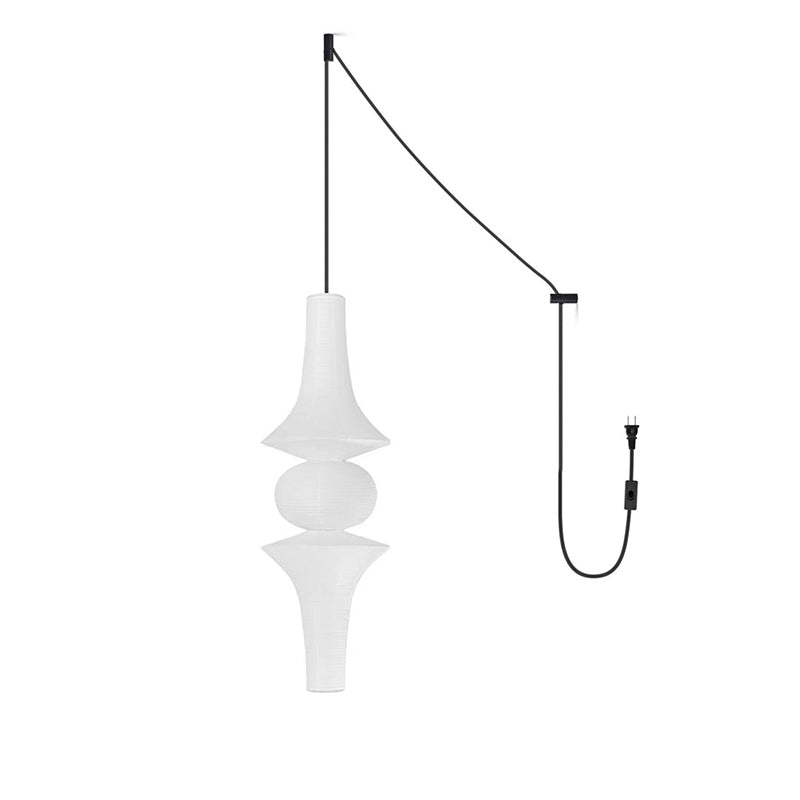 Washi Paper E Pendant Swag Lights
