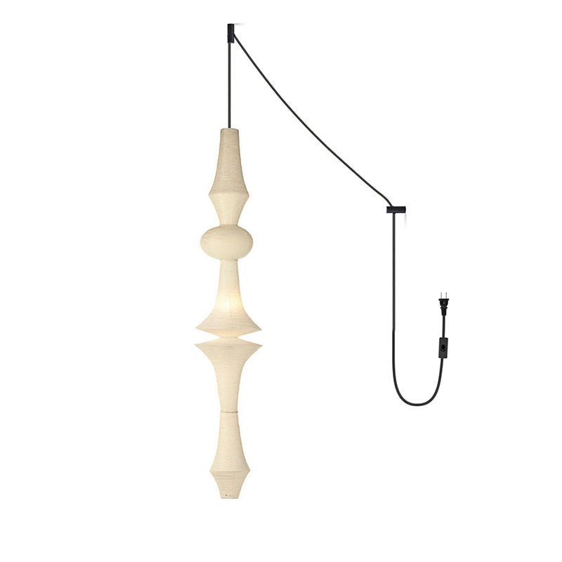 Washi Paper E Pendant Swag Lights