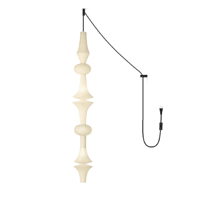 Washi Paper E Pendant Swag Lights