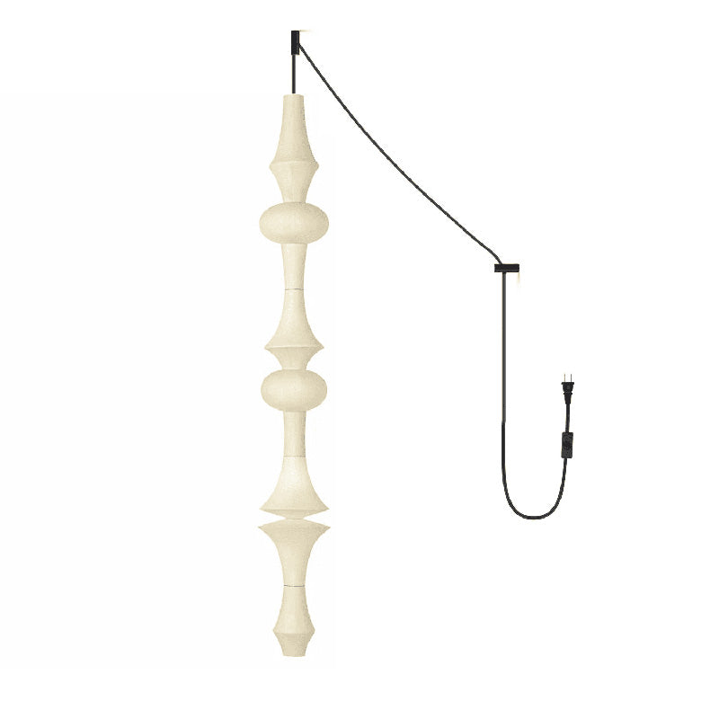 Washi Paper E Pendant Swag Lights