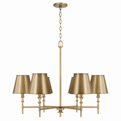 Whitney Brass Chandelier