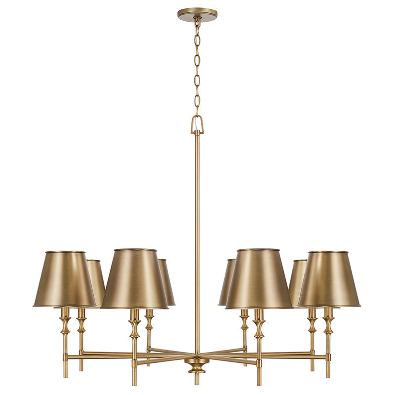 Whitney Brass Chandelier