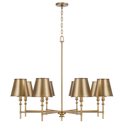 Whitney Brass Chandelier