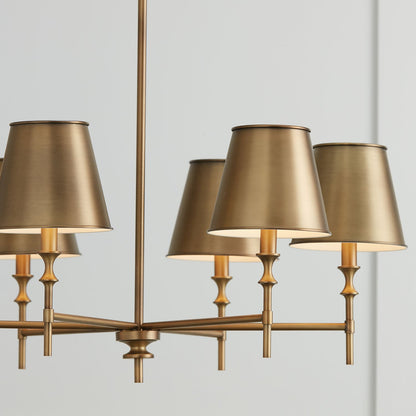 Whitney Brass Chandelier