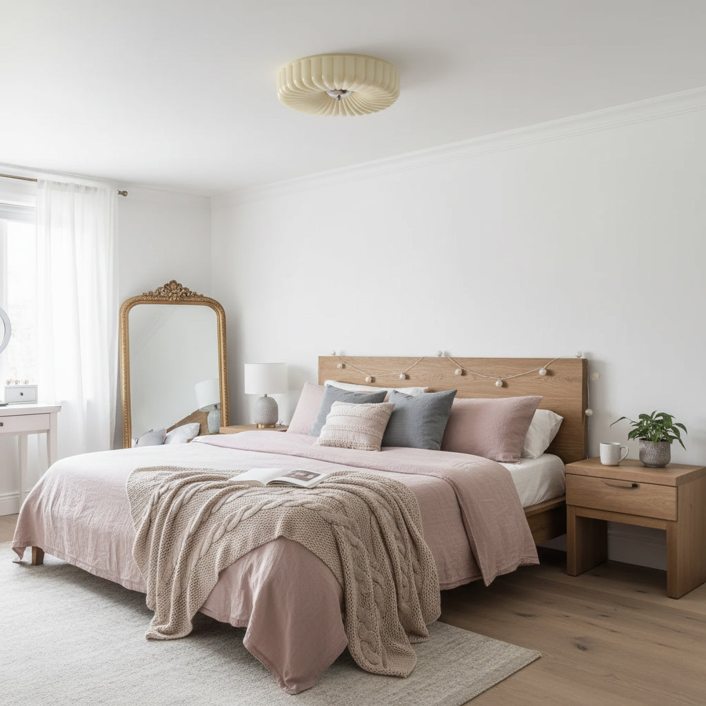 Willa Glass Flush Mount Ceiling Light