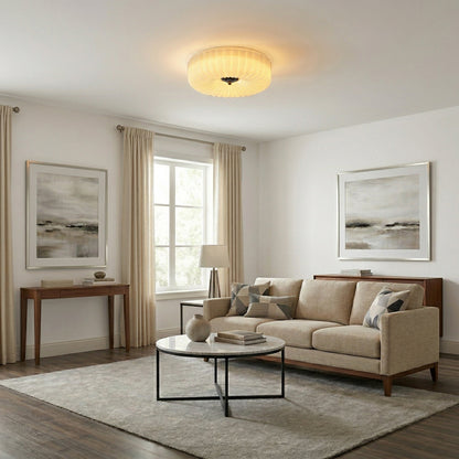 Willa Glass Flush Mount Ceiling Light