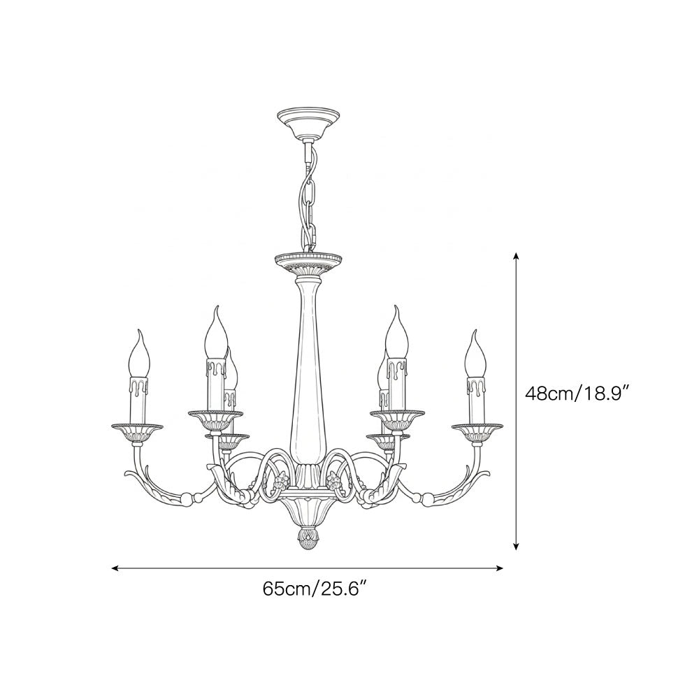 Winchester Brass Chandelier