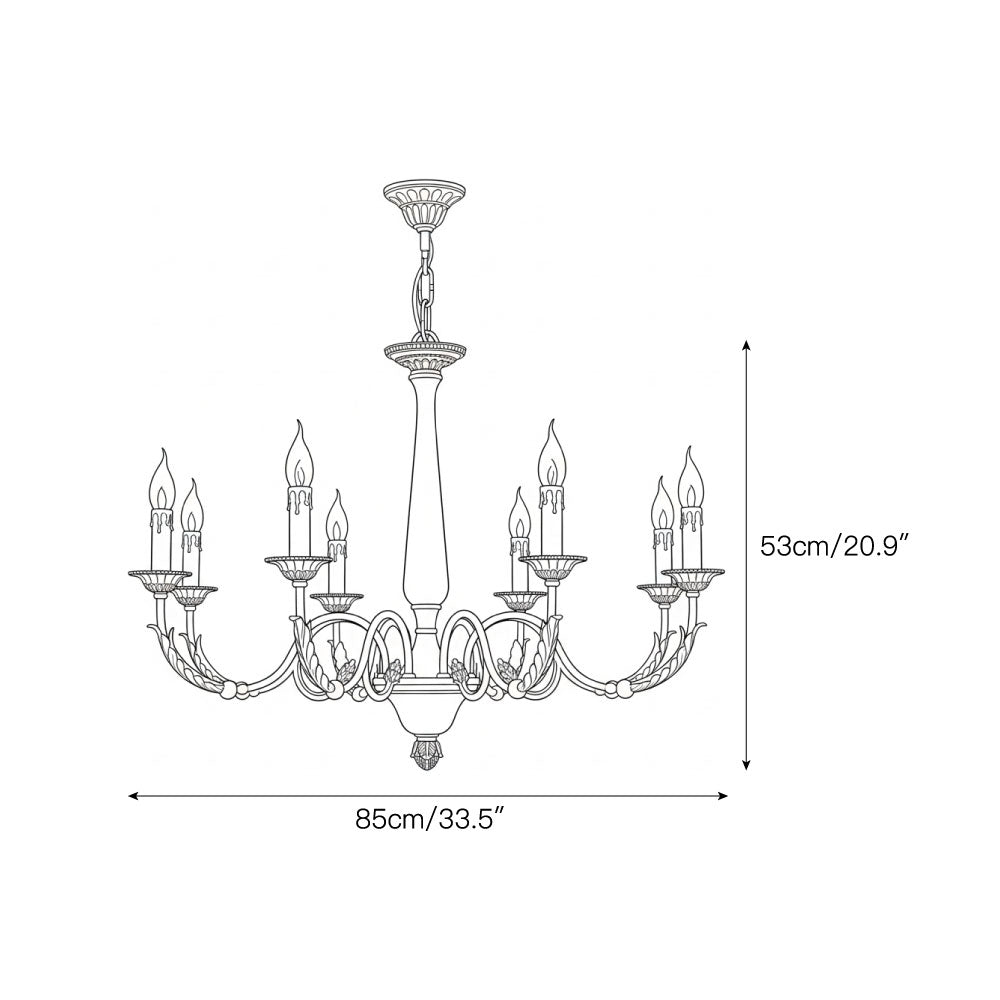 Winchester Brass Chandelier