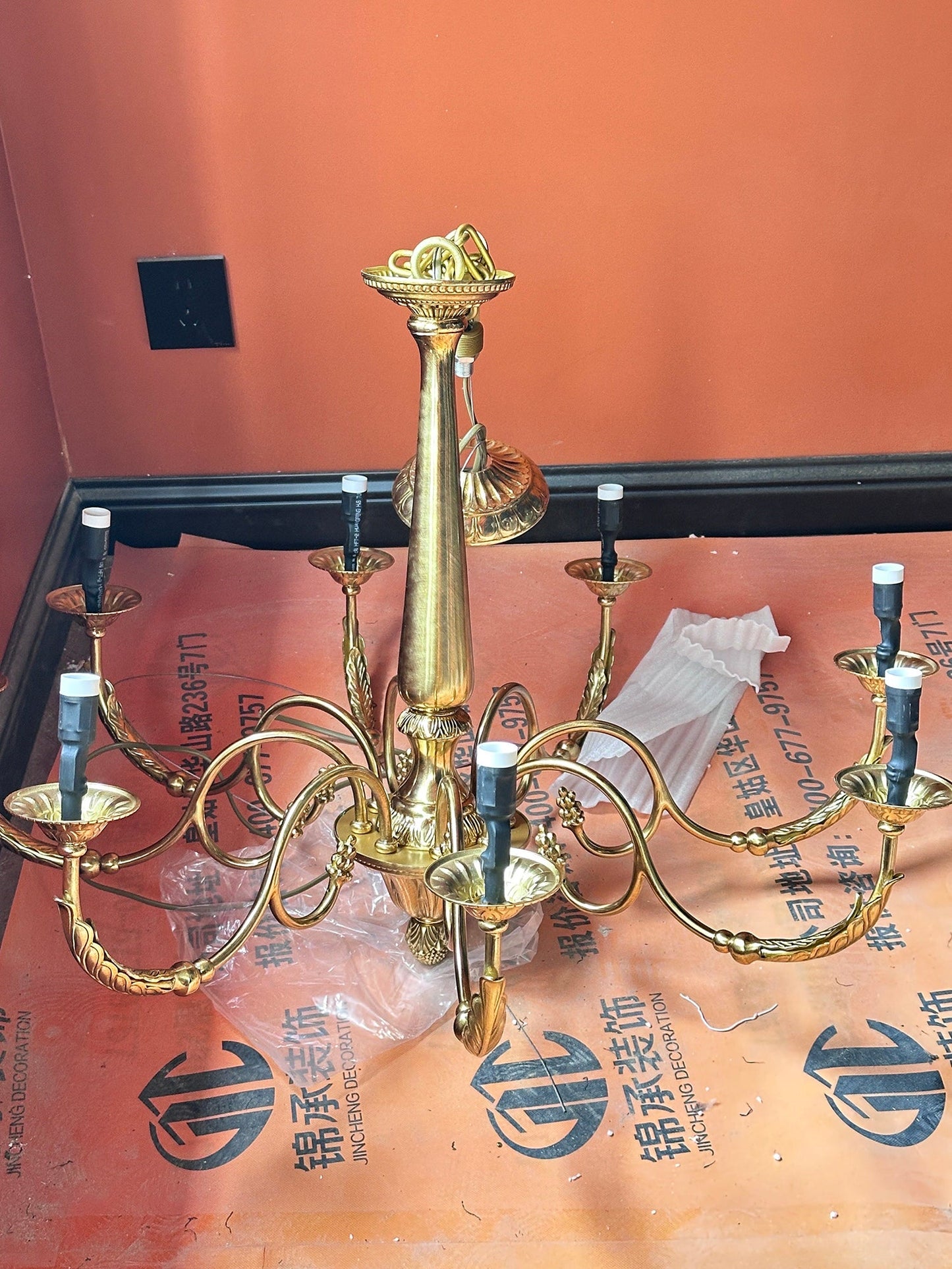 Winchester Brass Chandelier