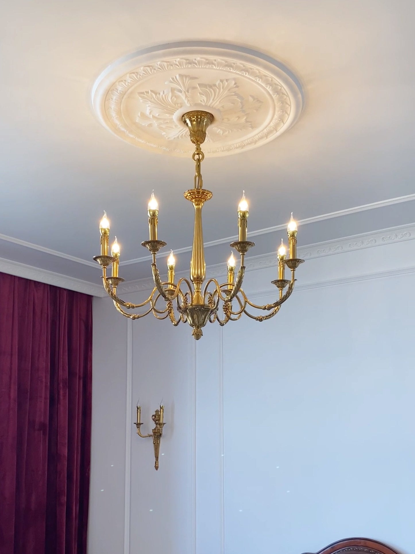Winchester Brass Chandelier